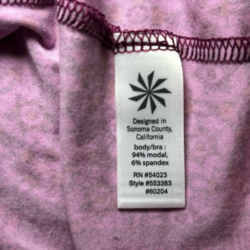 Athleta Women’s Rio Maxi Racerback Dress Small Raspberry Persia Pink Boho - Picture 8 of 12